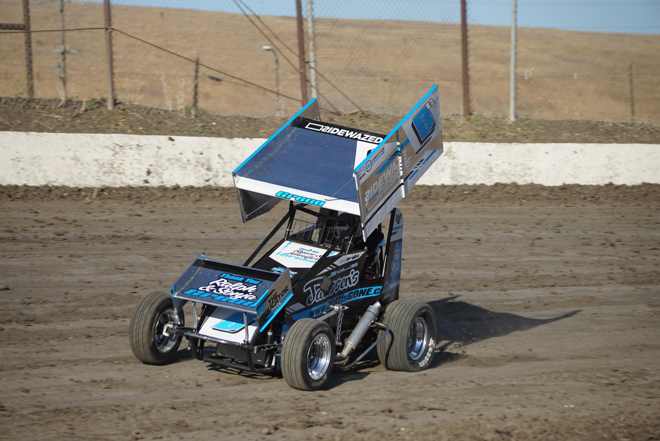 GRECO WINS VENTURA MAIN EVENT AND TAKES CALIFORNIA LIGHTNING SPRINT CAR SERIES POINT LEAD