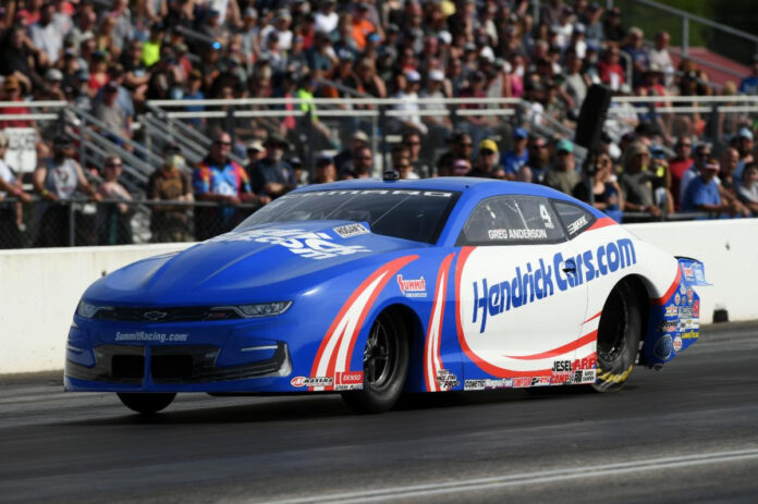 CHEVROLET RACING IN NATIONAL HOT ROD ASSOCIATION - POMONA