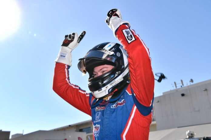 Kyffin Simpson wins Race 2 at COTA