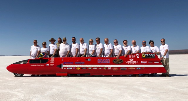 Valerie Thompson Vacates Pilot Seat in Manning’s BUB 7 Motorcycle Streamliner