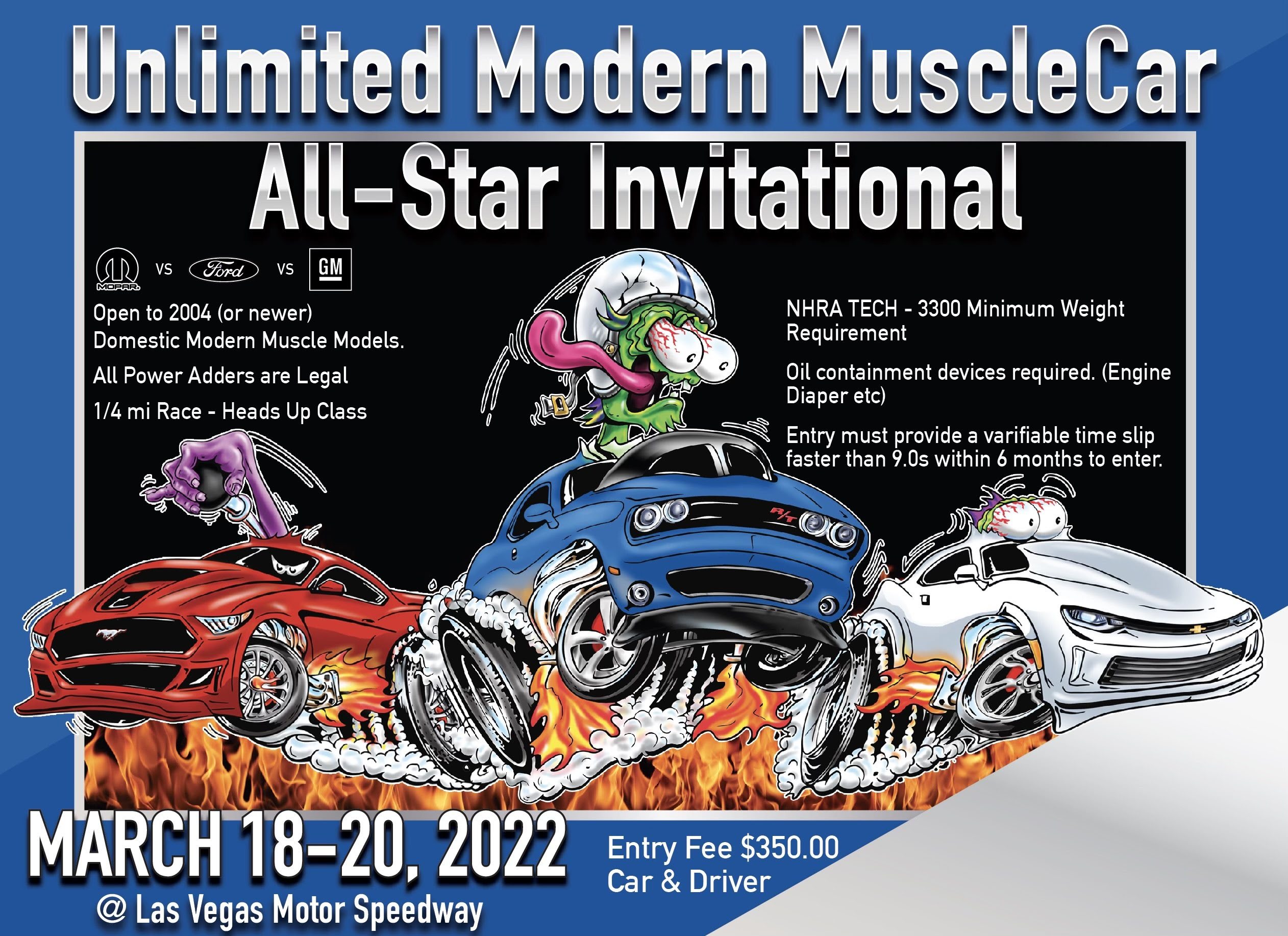 Modern Muscle Car AllStar Invitational Comes to Las Vegas March 1820