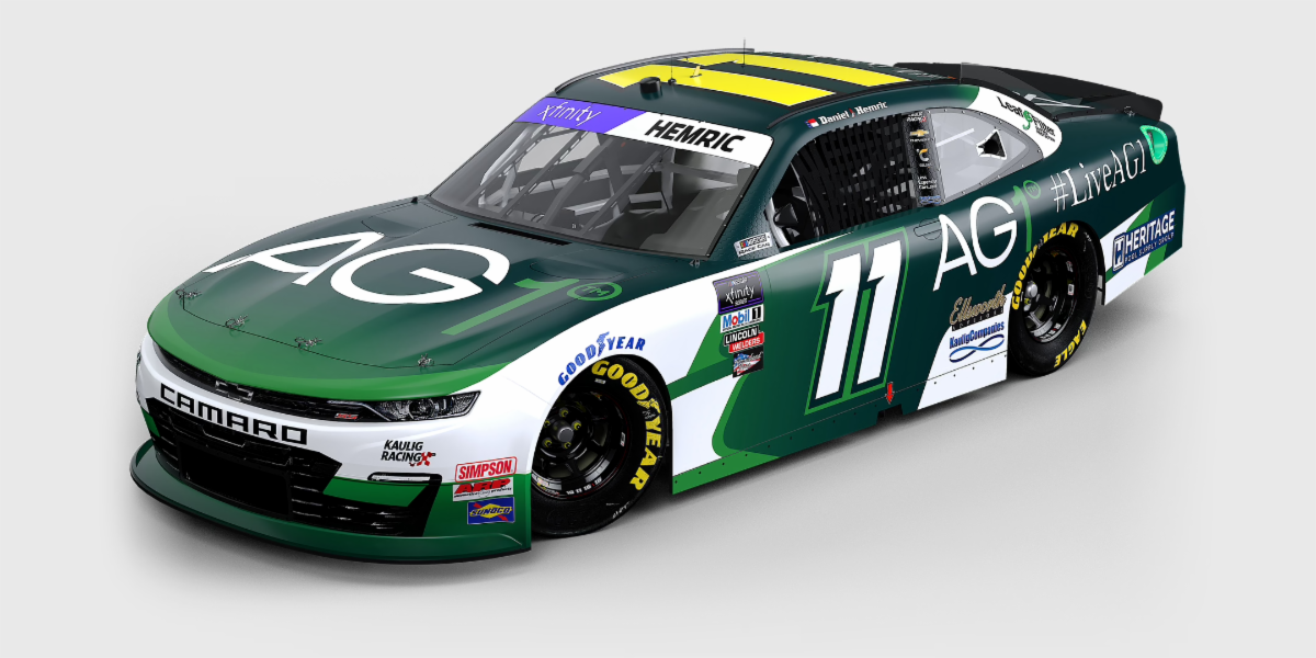 Athletic Greens Joins Kaulig Racing for NASCAR Xfinity Series Season Opener