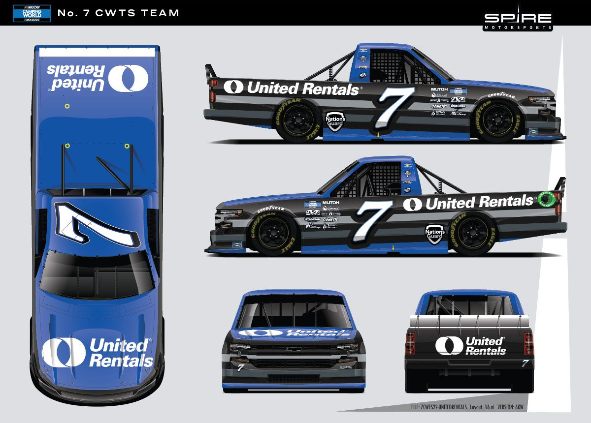 Austin Hill to Drive Spire Motorsports’ No. 7 Chevrolet Silverado at NCWTS Season Opener at Daytona International Speedway