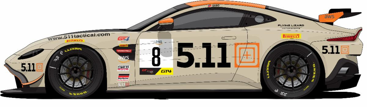 Flying Lizard Returns to GT4 America, GT America with Aston Martin