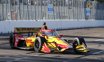 Grosjean Powers to Front in Andretti Debut at St. Petersburg