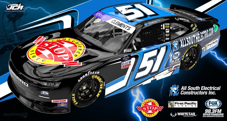 All South Electrical and One Stop Convenience Stores to Power JCR at Daytona