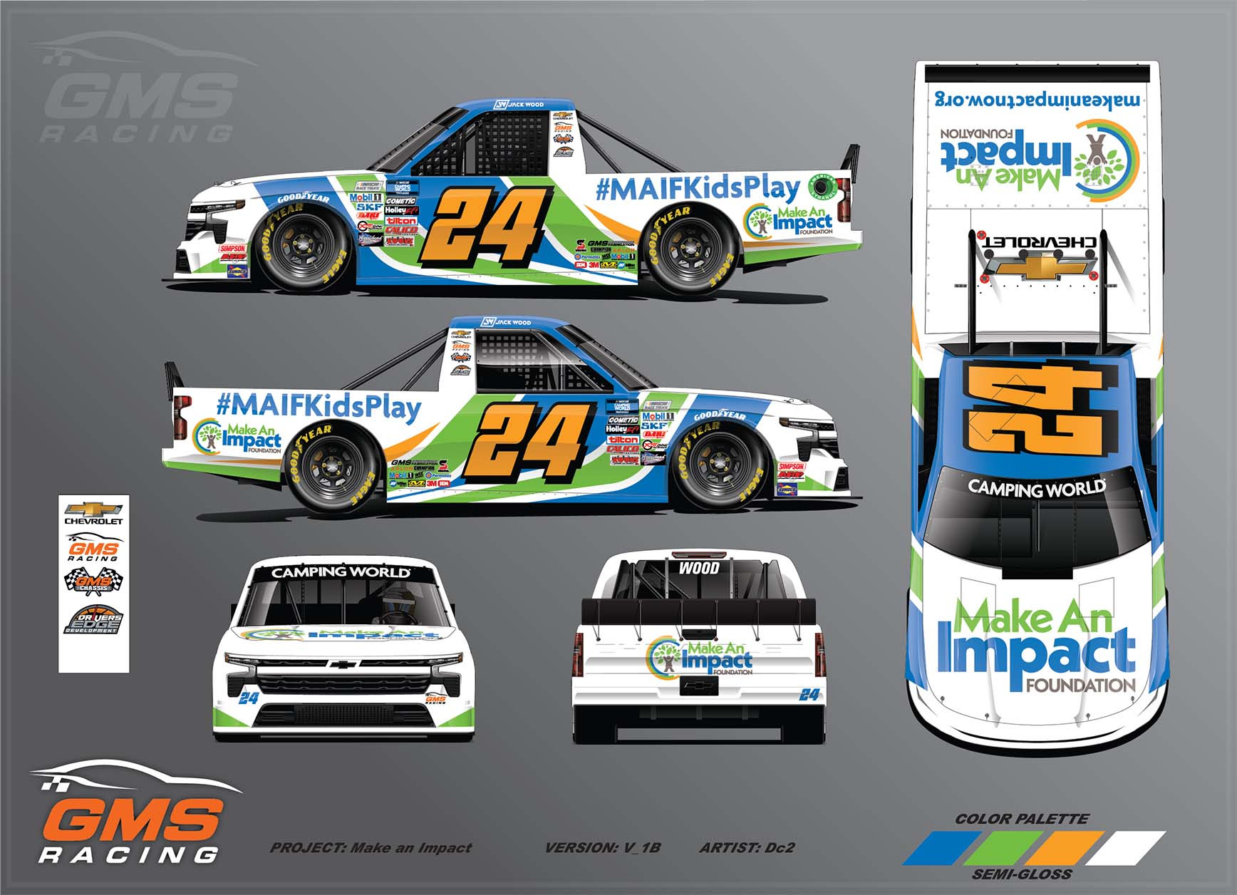 Jack Wood Teams Up With Make An Impact Foundation for a Good Cause at Daytona International Speedway