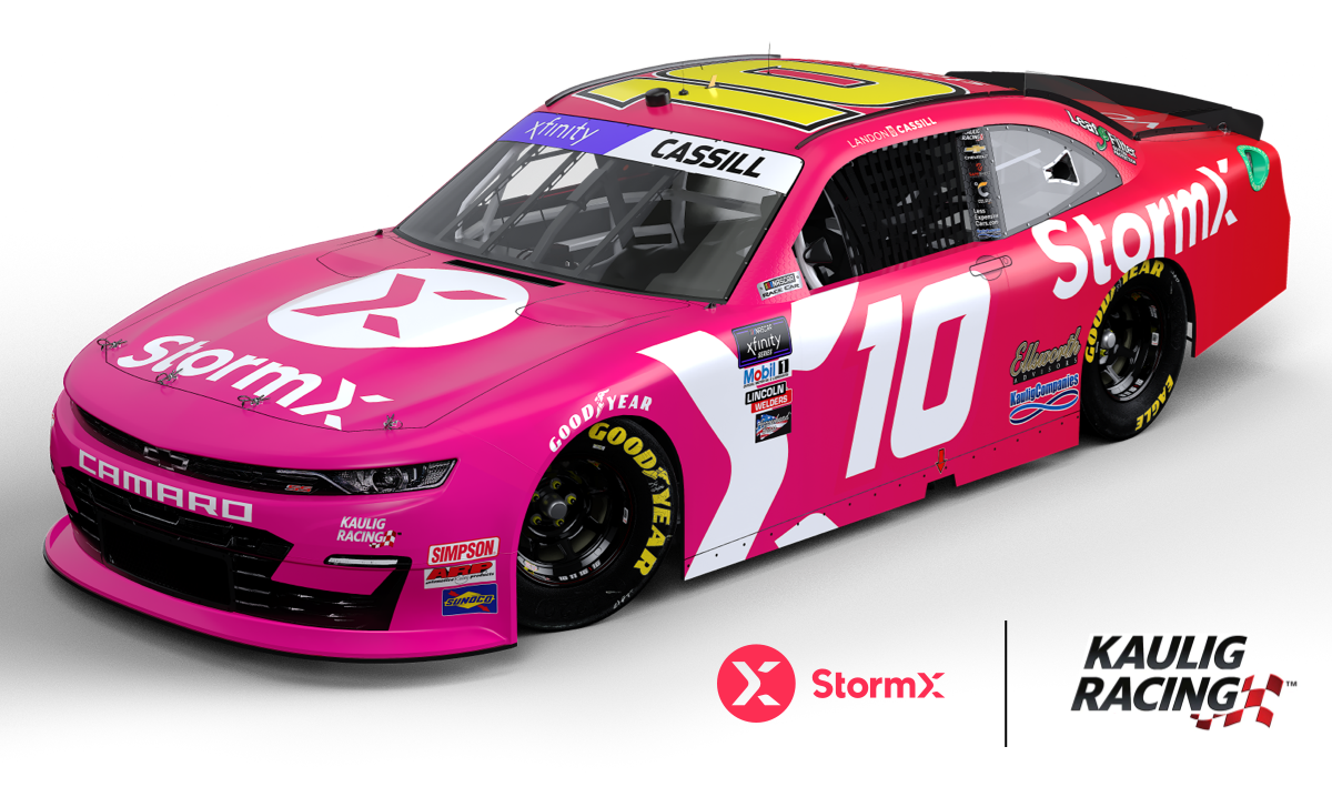 Kaulig Racing’s Landon Cassill Driving Crypto Mass Adoption with StormX