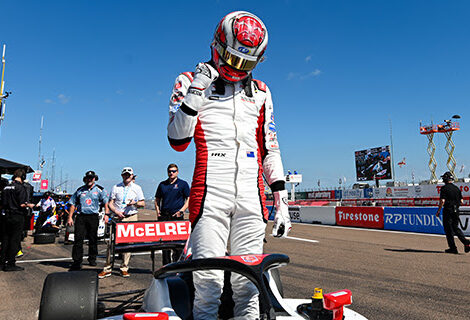 McElrea Grabs Dramatic Pole in Indy Lights Debut at St. Petersburg