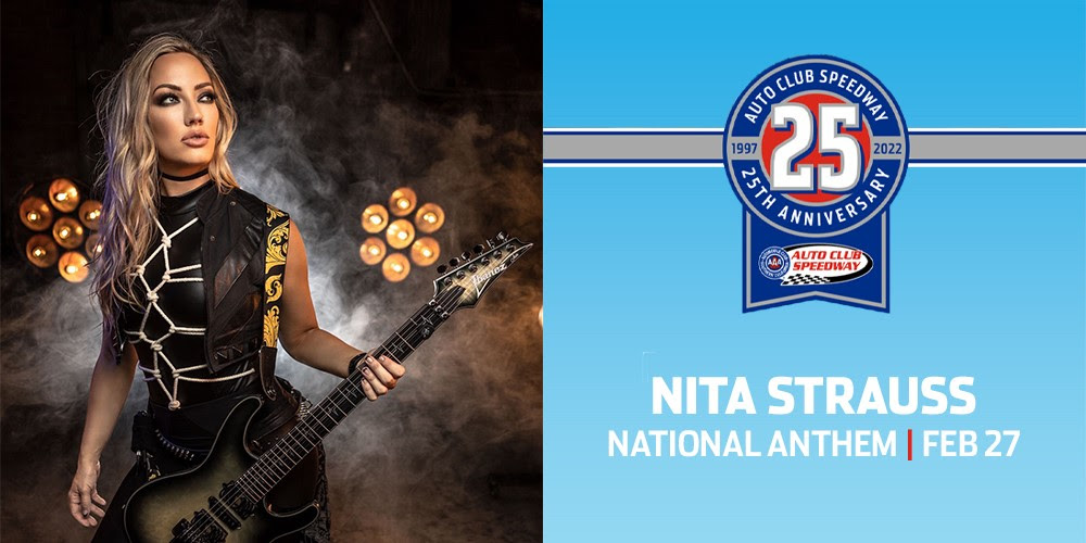 Nita Strauss to Perform National Anthem at WISE Power 400 at Auto Club Speedway
