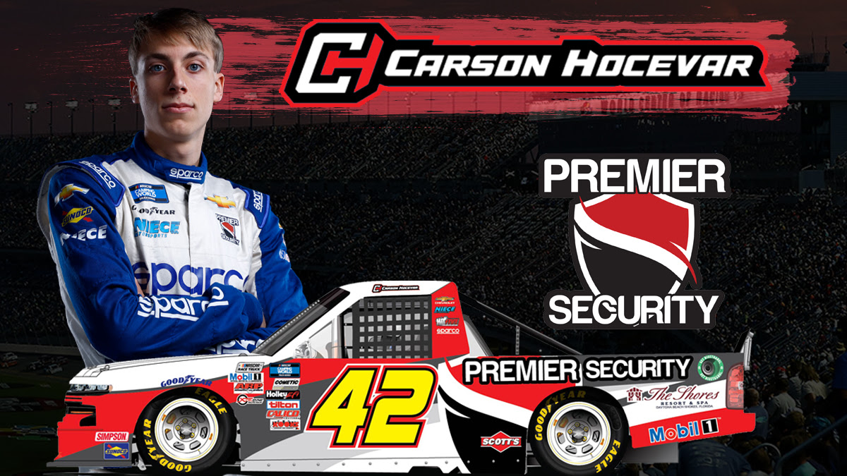 Premier Security Solutions Renews Partnership with Hocevar, No. 42 Niece Motorsports Chevrolet for 2022 Season