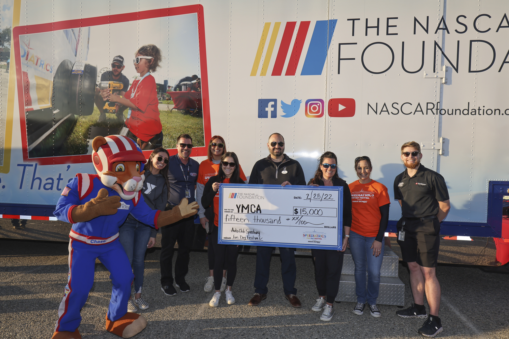 The NASCAR Foundation and Kaulig Racing Kick Off Partnership for Speediatrics Fun Day Festival Program