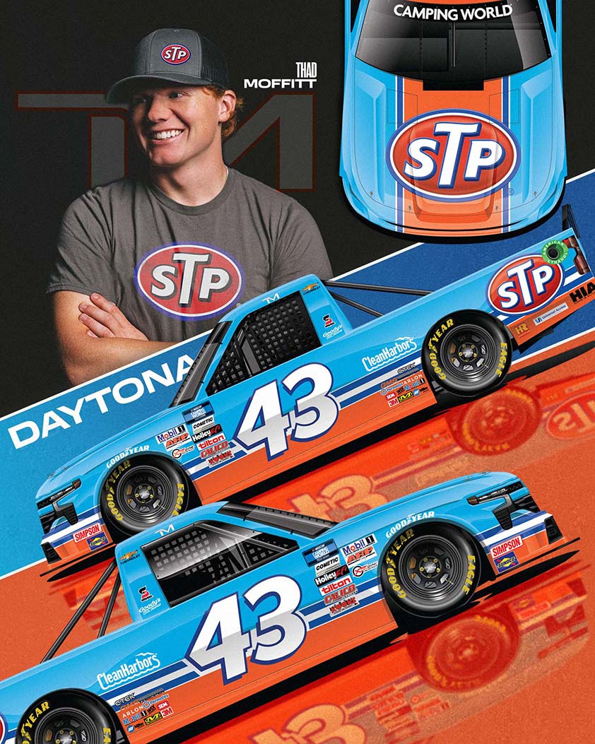 Thad Moffitt To Race STP Sponsored Truck At Daytona To Commemorate 30th Anniversary Of Richard Petty’s Fan Appreciation Tour