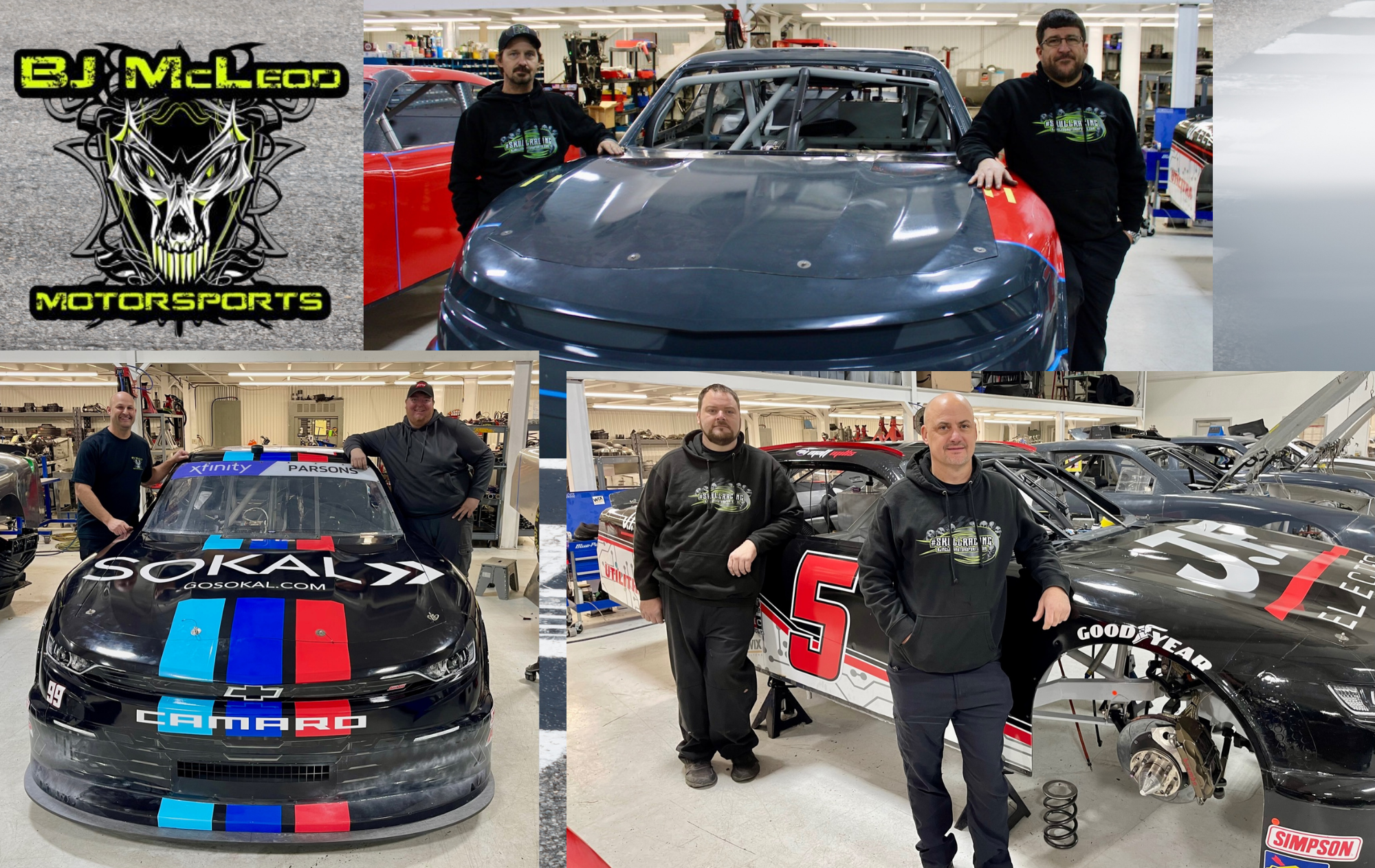 Welcome BJ McLeod Motorsports’ 2022 Crew & Car Chiefs