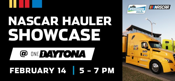 NASCAR Hauler Showcase Set for ONE DAYTONA Monday, Allowing Fans to See the Colorful, NASCAR Cup Series Transporters Up Close and Personal for FREE