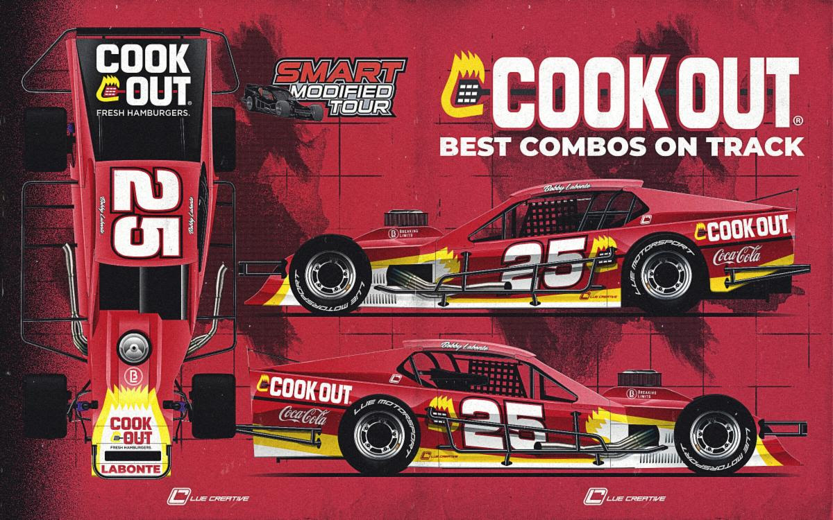 Bobby Labonte & Cook Out Return to Short Track Racing for 2022 Southern Modified Auto Racing Teams Tour