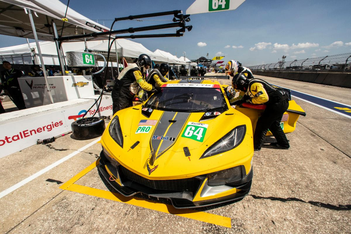 CORVETTE RACING AT SEBRING: Runner-Up in WEC Opener