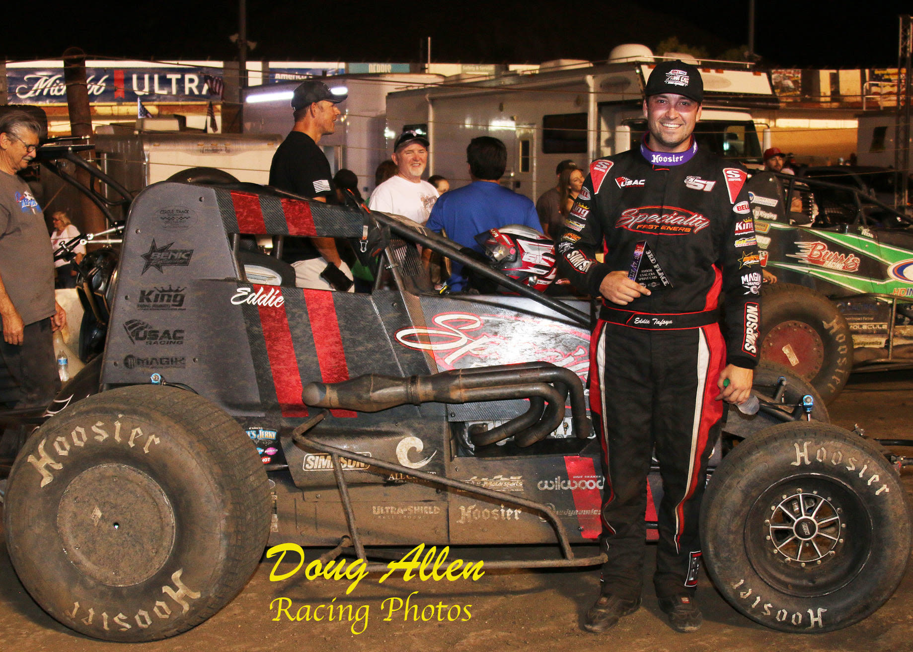 EDDIE TAFOYA IS EAGER FOR TWO RACE USAC/CRA CENTRAL CALIFORNIA TRIP