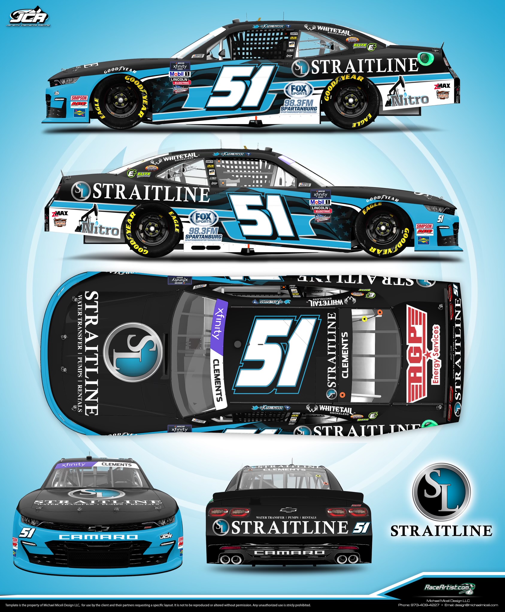 Jeremy Clements Racing to do the Texas 3-Step with returning partners, Straitline and Nitro Companies