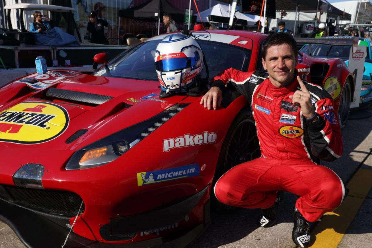 RISI COMPETIZIONE’S DANIEL SERRA GRABS SEBRING GTD PRO POLE