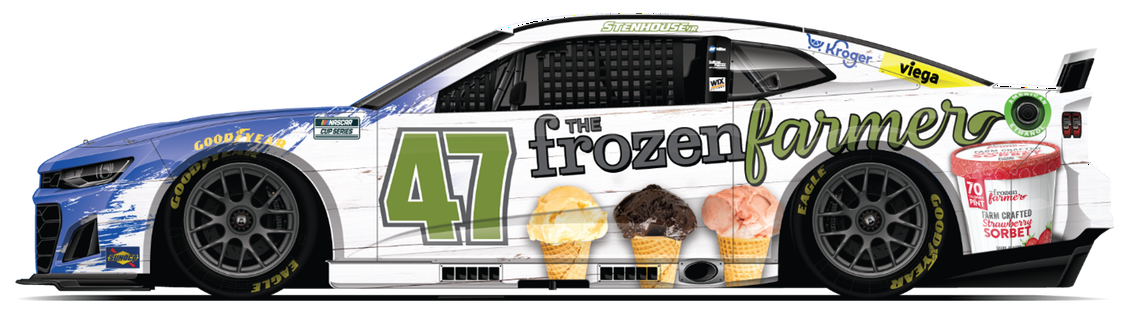 The Frozen Farmer Drives Diversity with NASCAR Cup Series Team Sponsorship, Delivers Kroger Exclusive Flavor