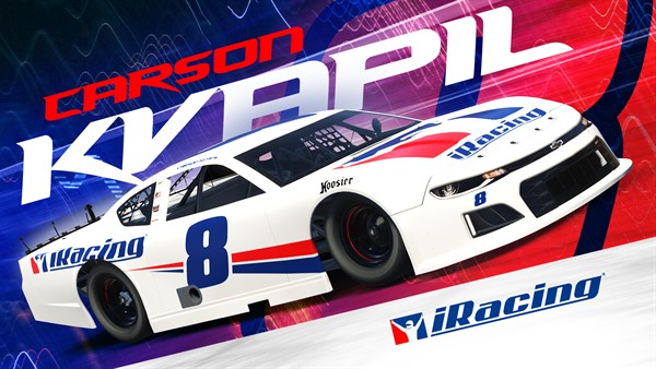 iRacing to Back JRM Late Model Team, Driver Carson Kvapil in 2022
