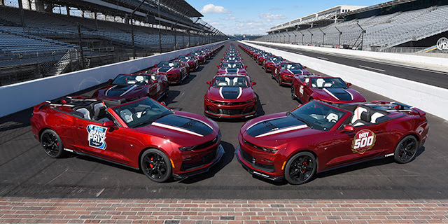 2022 Chevrolet Camaro SS Convertibles Presented as 500 Festival Event Cars