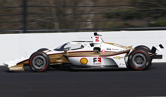 Newgarden Pushes Open Test Speed Limit to 229 at Indy