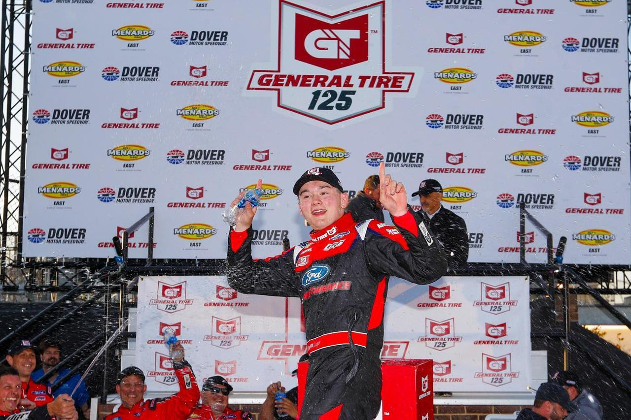 Taylor Gray earns big victory in General Tire 125 ARCA Menards Series East race at Dover Motor Speedway