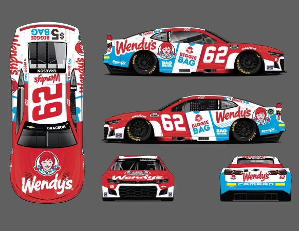 Wendy’s® Joins Beard Motorsports and Driver Noah Gragson for Talladega