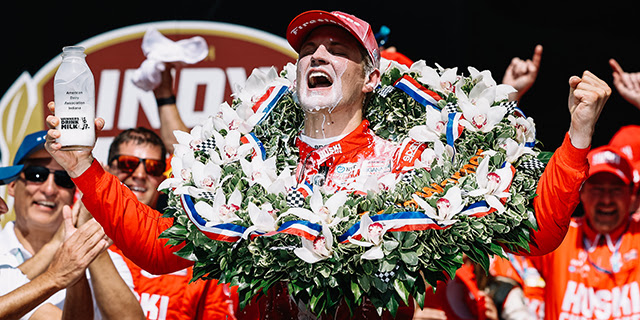 Ericsson Prevails in Mad Dash to Checkered To Win 106th Indy 500