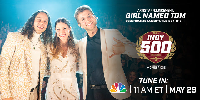 Girl Named Tom To Perform ‘America the Beautiful’ at Indianapolis 500