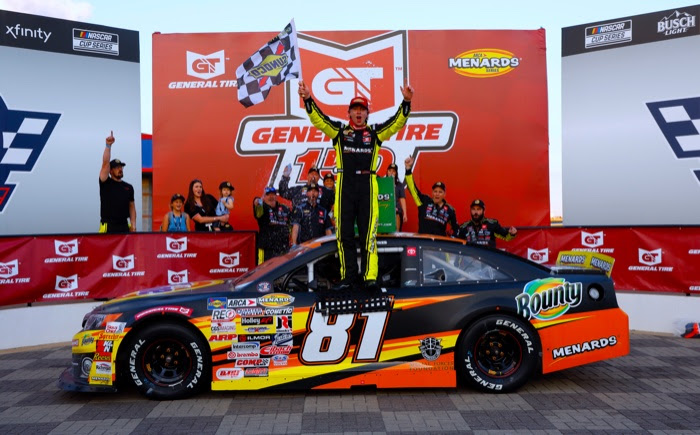 Jones Turns Up The Heat, Claims General Tire 150 Victory