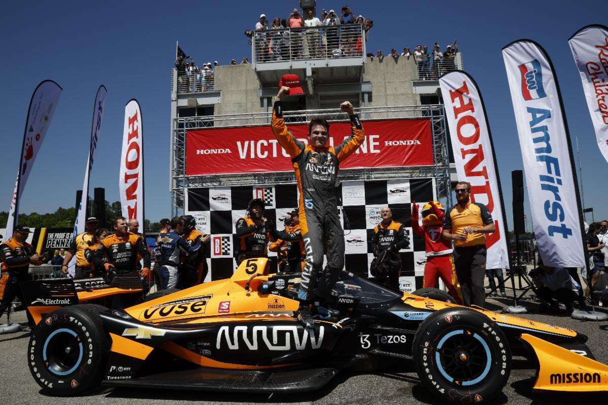 CHEVROLET RACING IN NTT INDYCAR SERIES: GRAND PRIX OF ALABAMA – PATO O’WARD PUTS CHEVROLET IN VICTORY LANE/KEEPS TEAM PERFECT FOR THE SEASON