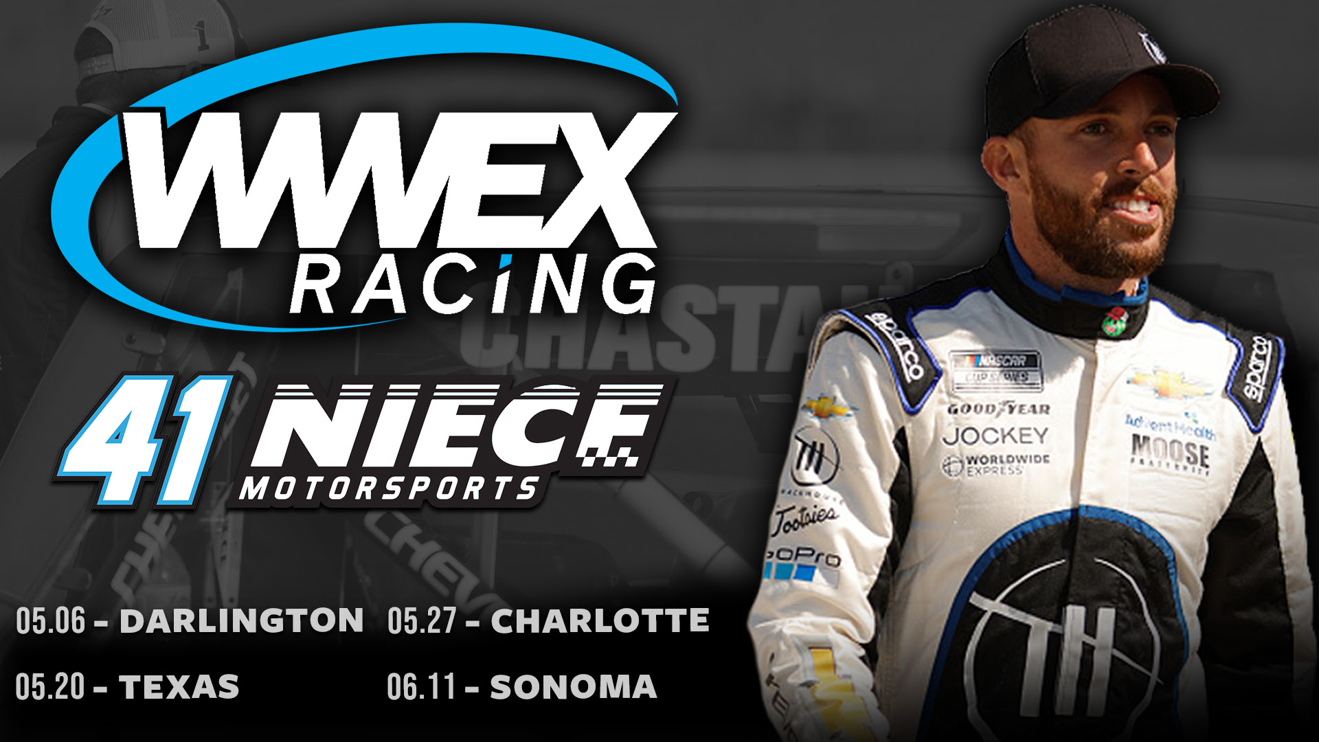 Worldwide Express Expands Partnership with Niece Motorsports, Ross Chastain