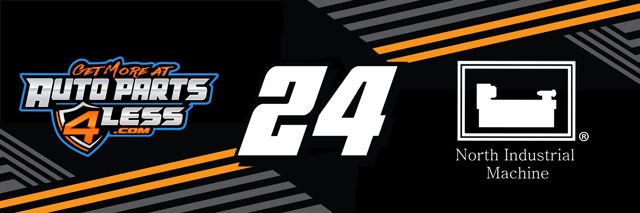 Auto Parts 4Less and North Industrial Machine Join Forces with Jack Wood at Darlington Raceway