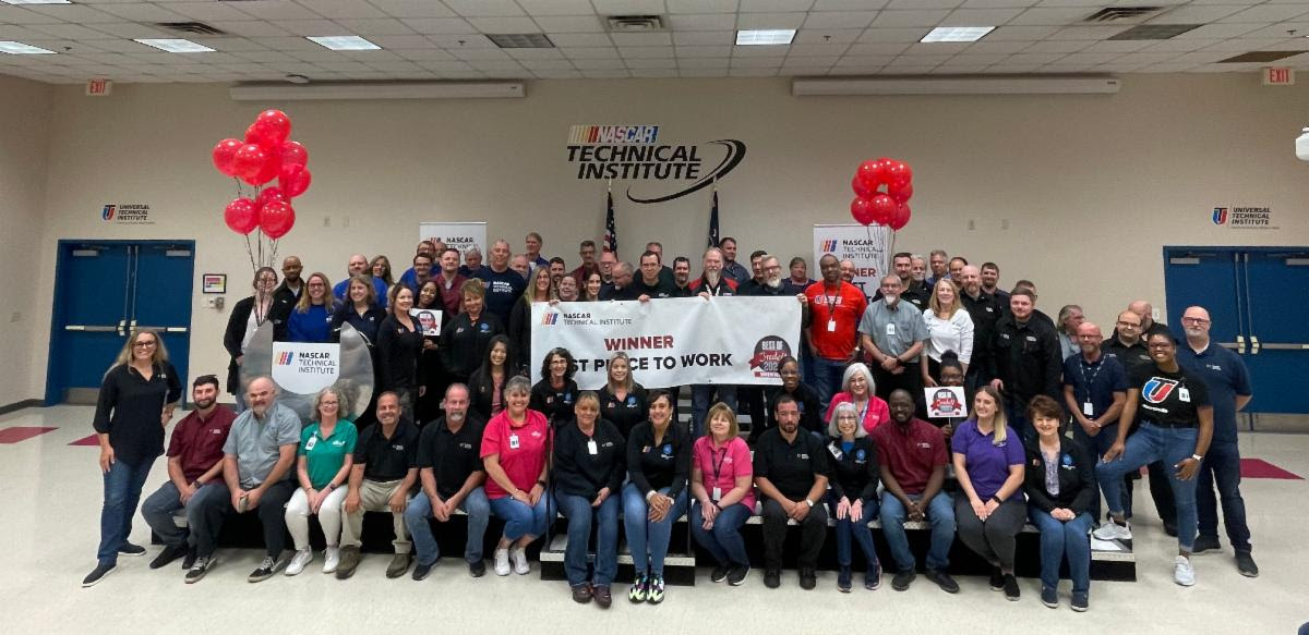 NASCAR Technical Institute Wins “Best Place to Work” in Iredell County