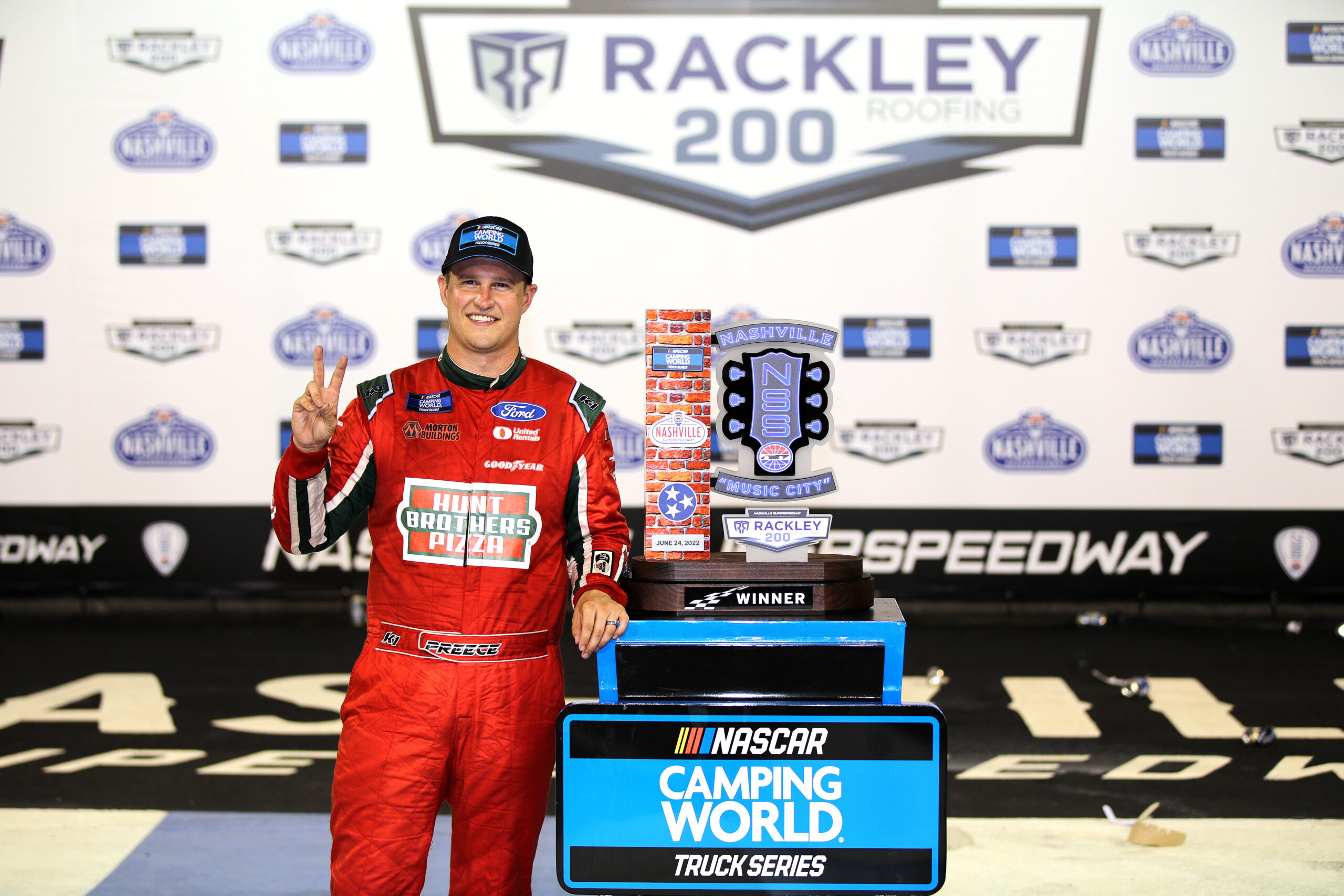 Ryan Preece scores second consecutive Truck Series victory at Nashville
