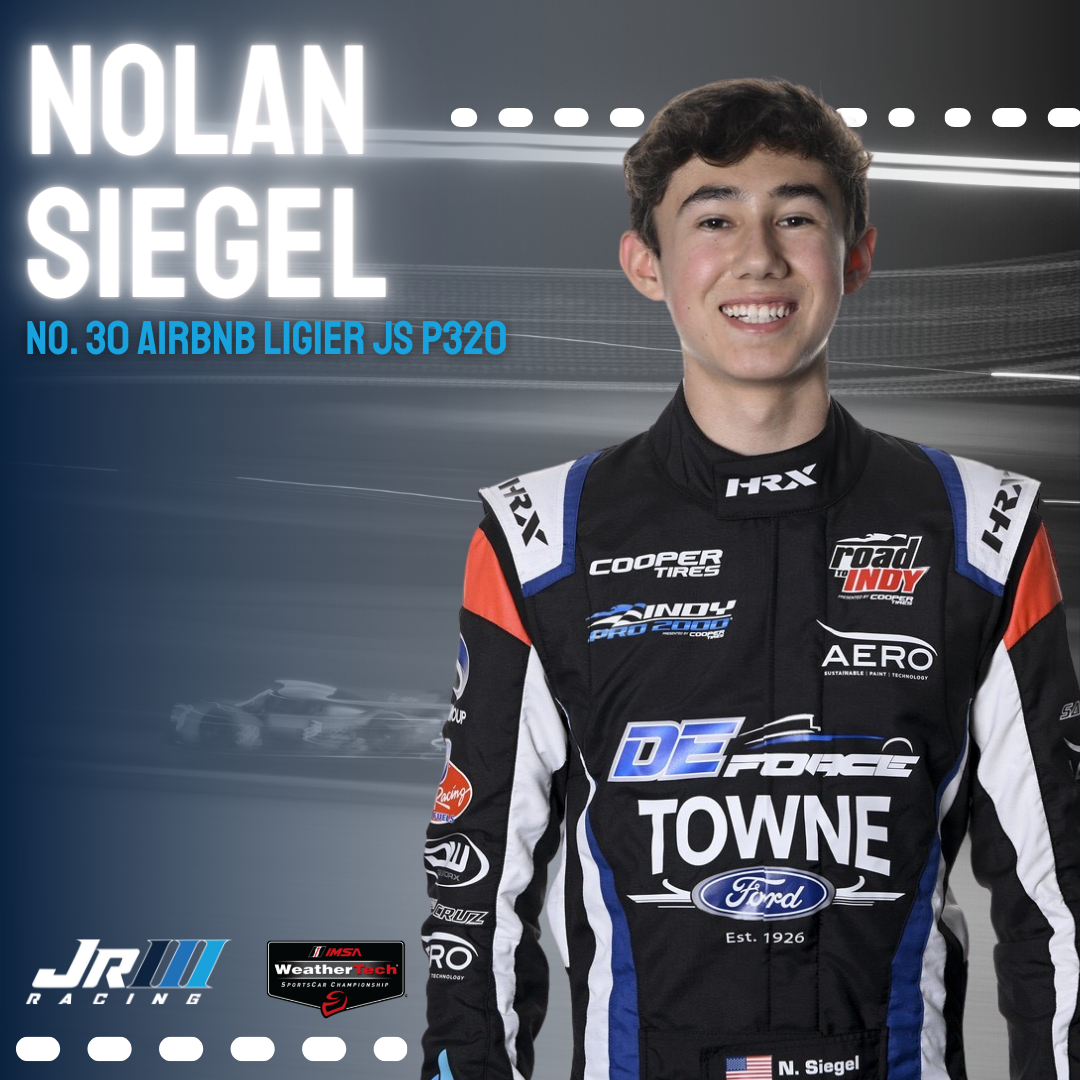 Nolan Siegel Joins Jr III Racing for Sahlen’s Six Hours of The Glen