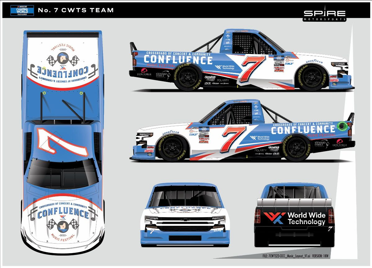 Rajah Caruth to Make NCWTS Debut for Spire Motorsports This Weekend at World Wide Technology Raceway