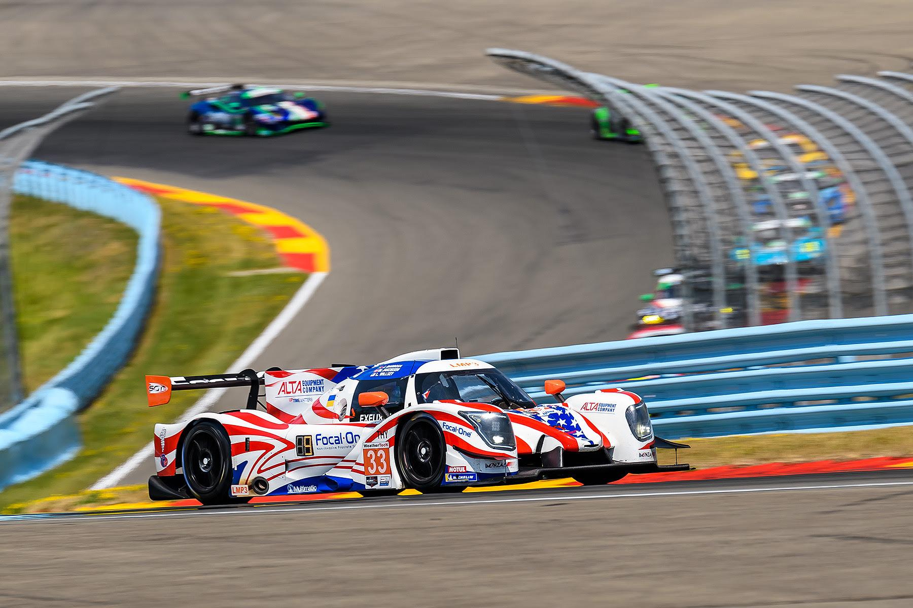 Sean Creech Motorsport preservers after early incident to gain valuable LMP3 class points