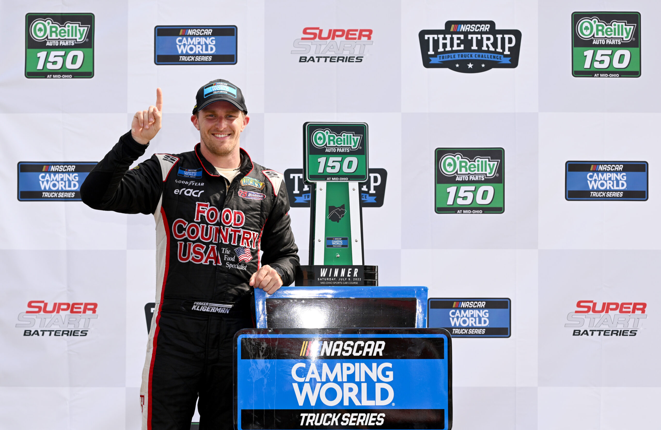 Kligerman fends off Zane Smith for wild Truck Series victory at Mid-Ohio