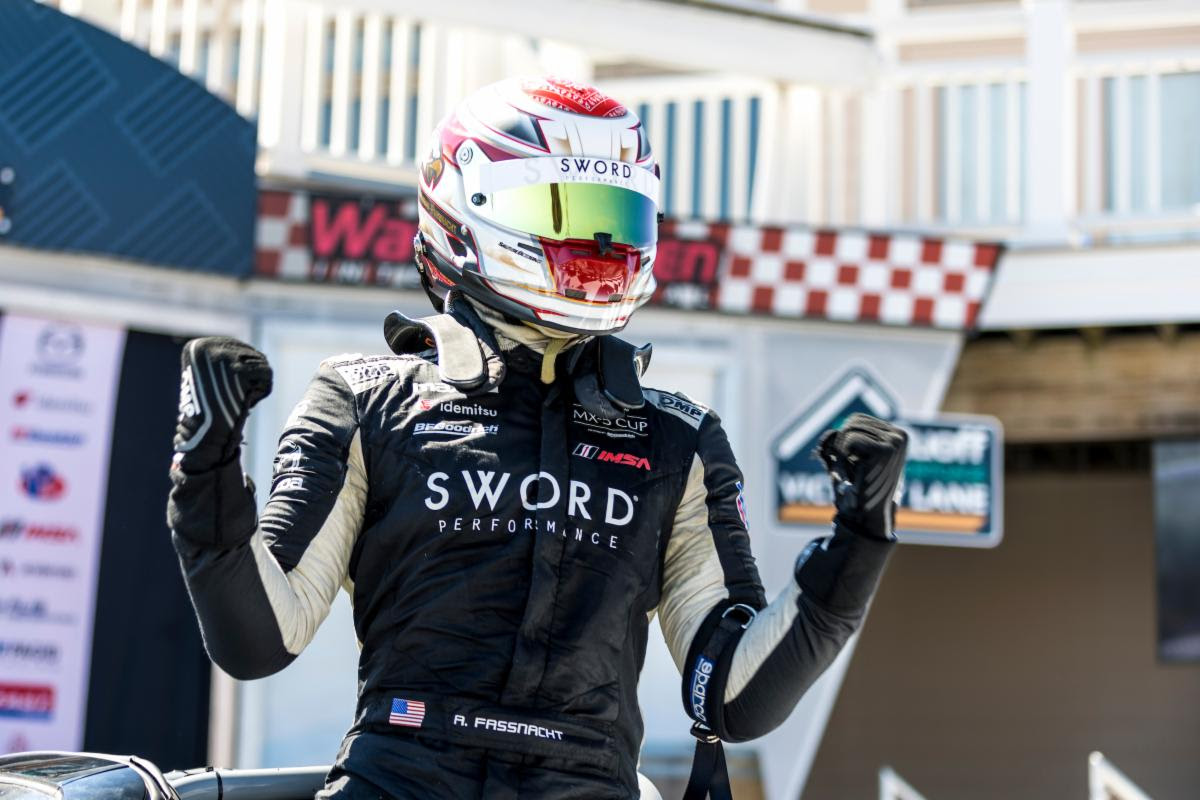 Aidan Fassnacht and Sword Performance Back In Action At Road America As MX-5 Race Winner