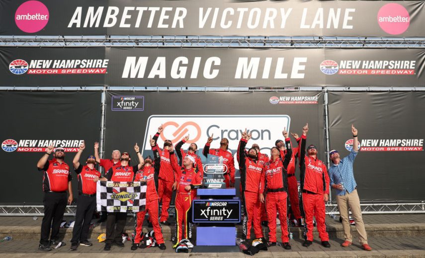 Allgaier surges to late Xfinity Series victory at New Hampshire