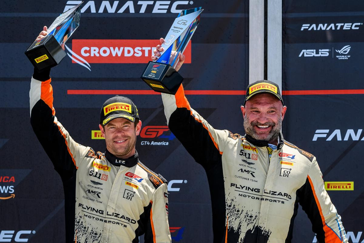 Flying Lizard Motorsports Celebrates Double Podium Weekend at Watkins Glen