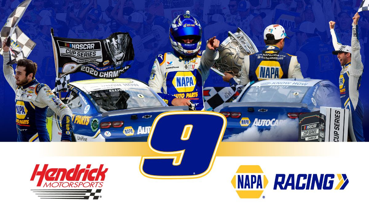 NAPA extends sponsorship of Hendrick Motorsports and driver Chase Elliott