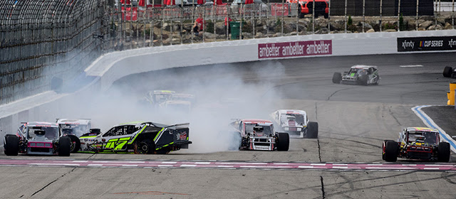 Nocella Survives Calamity, Earns First Win at Whelen Manufactured in America 100