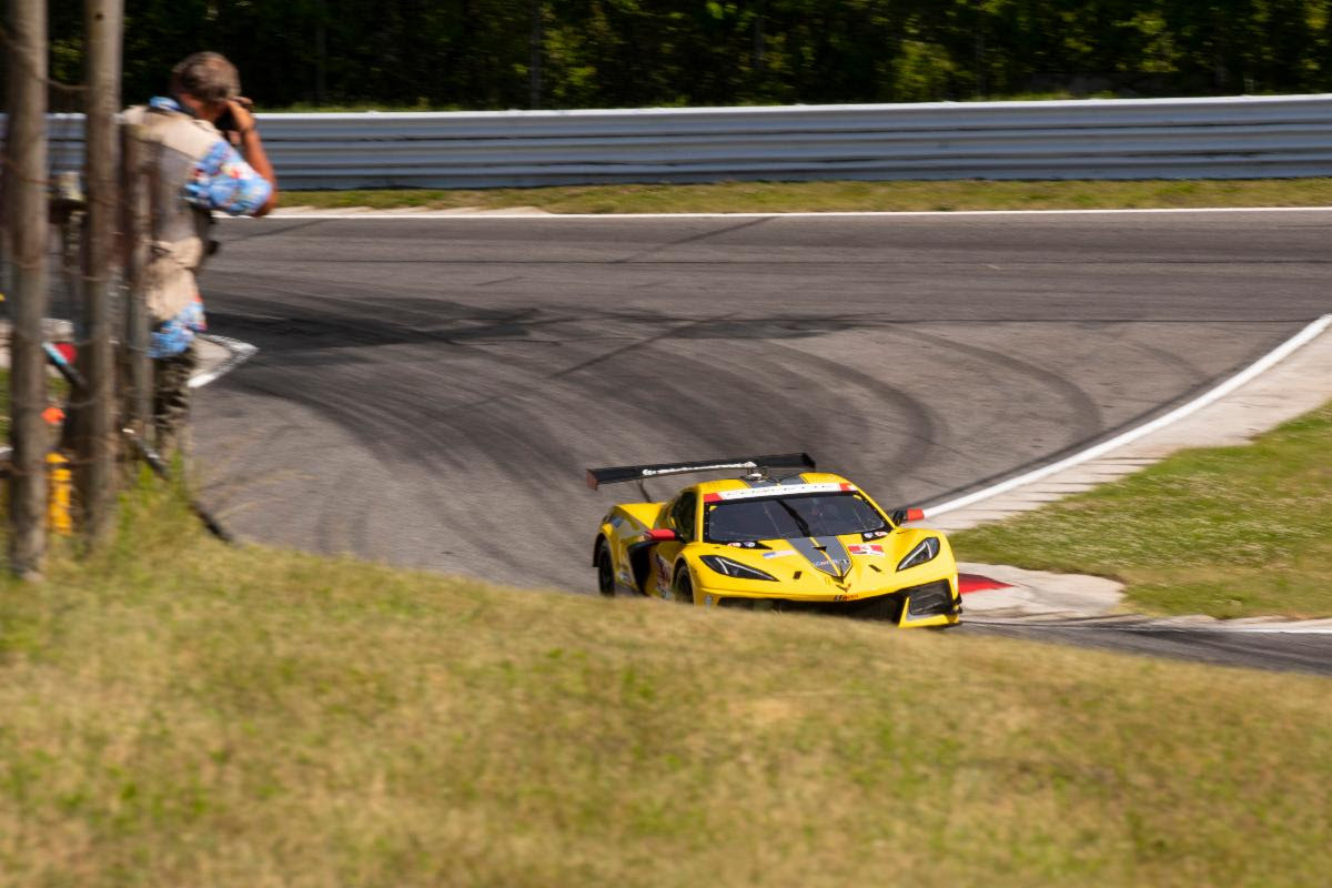 CORVETTE RACING AT LIME ROCK: Tough Job in the Race