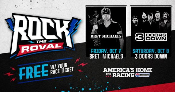 Bret Michaels, 3 Doors Down Headline Rock the ROVAL™ Party Ahead of Bank of America ROVAL™ 400