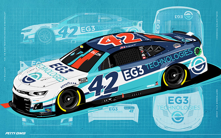 EG3 Technologies Strengthens Partnership with Petty GMS and Ty Dillon